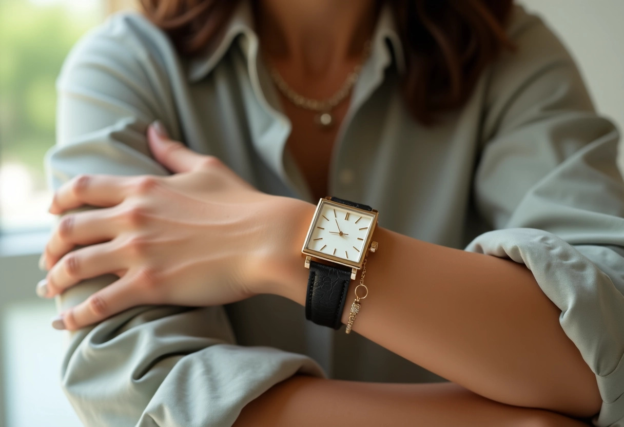 montres carrées femme